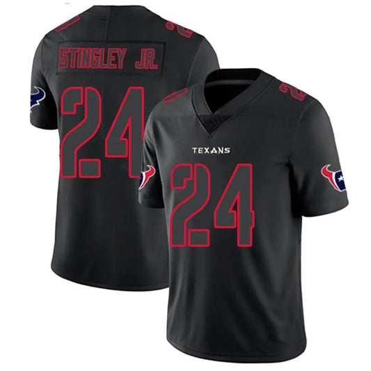 H.Texans #24 Derek Stingley Jr. Player Limited Black Impact Football Jerseys