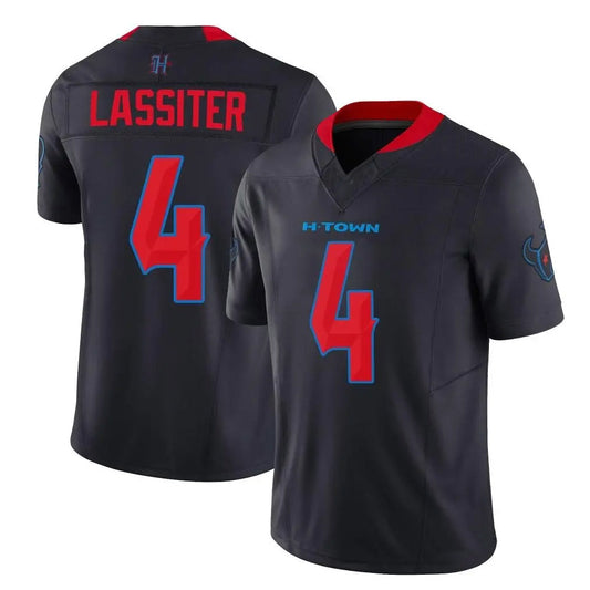 H.Texans #4 Kamari Lassiter Player Navy Alternate Vapor F.U.S.E. Limited Football Jerseys