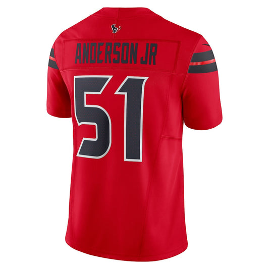 H.Texans #51 Will Anderson Jr. Player Red Vapor F.U.S.E. Limited Football Jerseys