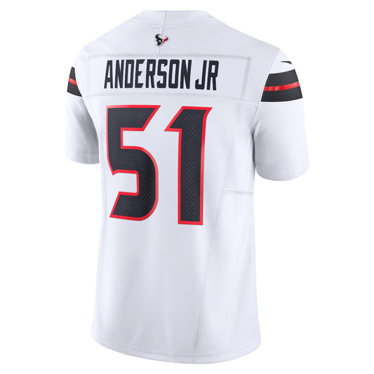 H.Texans #51 Will Anderson Jr. Player White Vapor F.U.S.E. Limited Football Jerseys