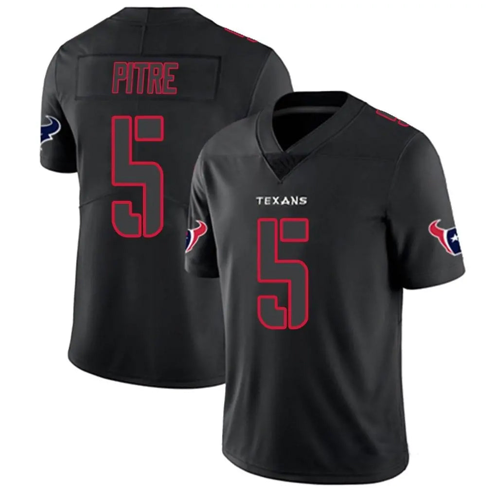 H.Texans #5 Jalen Pitre Player Limited Black Impact Football Jerseys