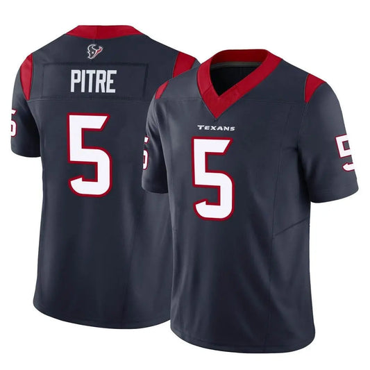 H.Texans #5 Jalen Pitre Player Vapor F.U.S.E. Limited Navy Football Jerseys