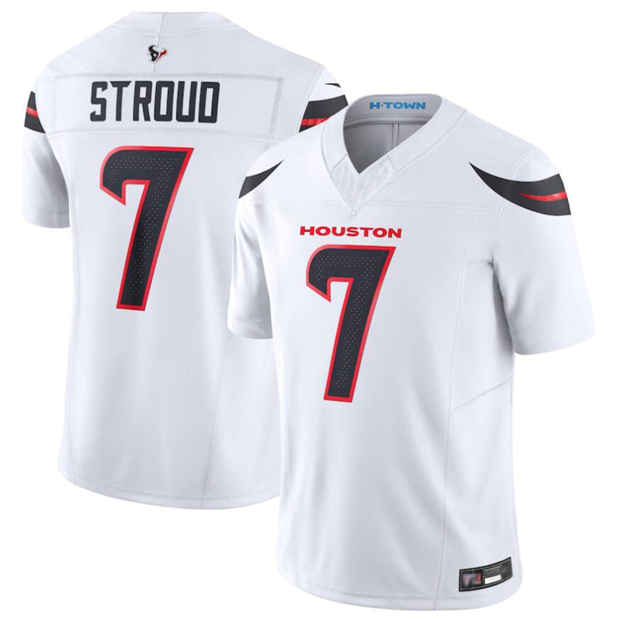 H.Texans #7 C.J.Stroud Player White Vapor F.U.S.E. Limited Football Jerseys