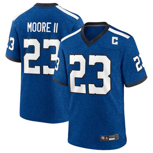 IN.Colts #23 Kenny Moore II Player Royal Indiana Nights Limited Game Football Jerseys