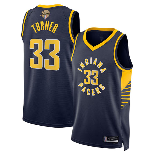 IN.Pacers #33 Myles Turner Player Navy Swingman Icon Edition Basketball Jerseys