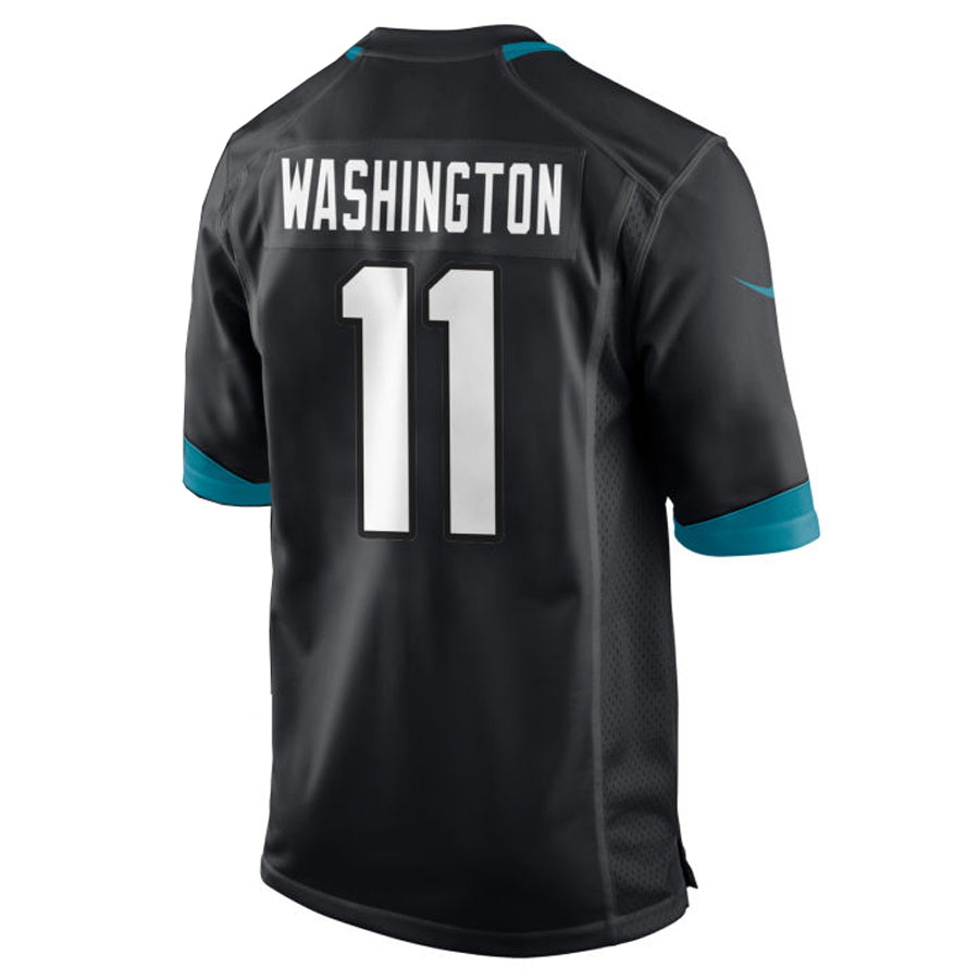 J.Jaguars #11 Parker Washington Player Black Home Game Football Jerseys