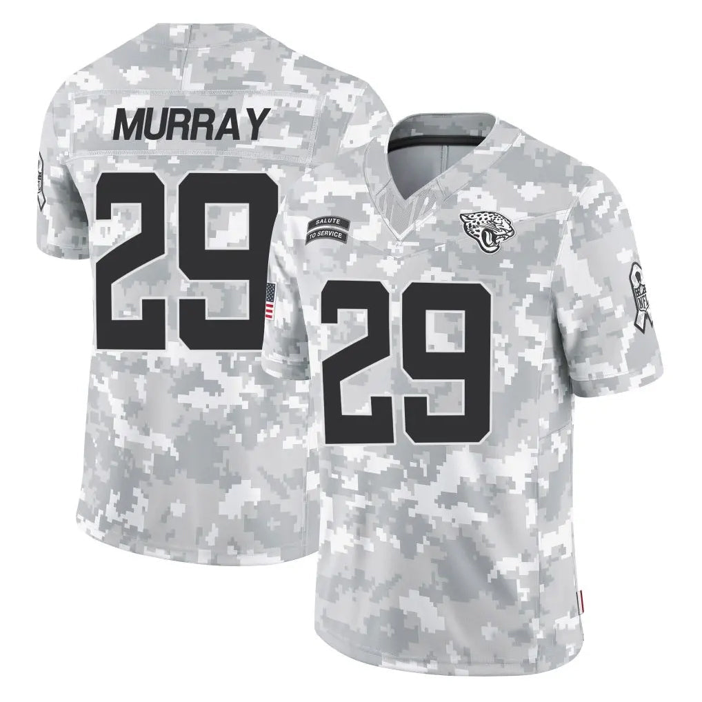 J.Jaguars #29 Eric Murray Player Arctic Camo Salute to Service Limited Football Jerseys