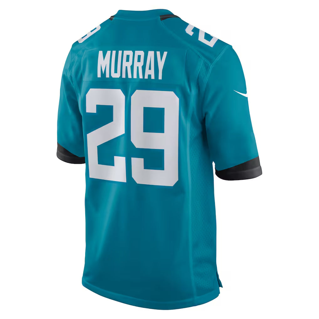 J.Jaguars #29 Eric Murray Player Teal Home Game Football Jerseys