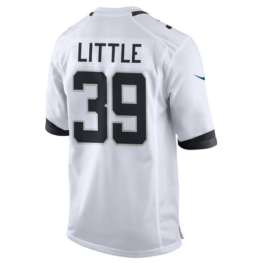 J.Jaguars #39 Cam Little Player White Home Game Football Jerseys