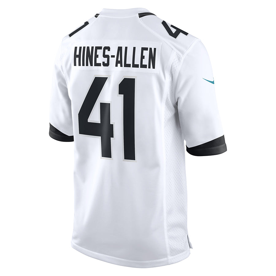 J.Jaguars #41 Josh Hines-Allen Player White Home Game Football Jerseys