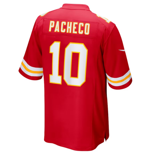 KC.Chiefs #10 Isiah Pacheco Player Red Home Game Football Jerseys