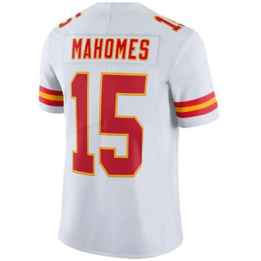 KC.Chiefs #15 Patrick Mahomes White Vapor Limited Jersey Stitched American Football Jerseys