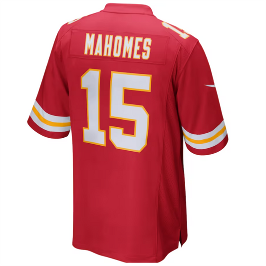 KC.Chiefs #15 Patrick Mahomes Red Game Jersey -Stitched American Football Jerseys