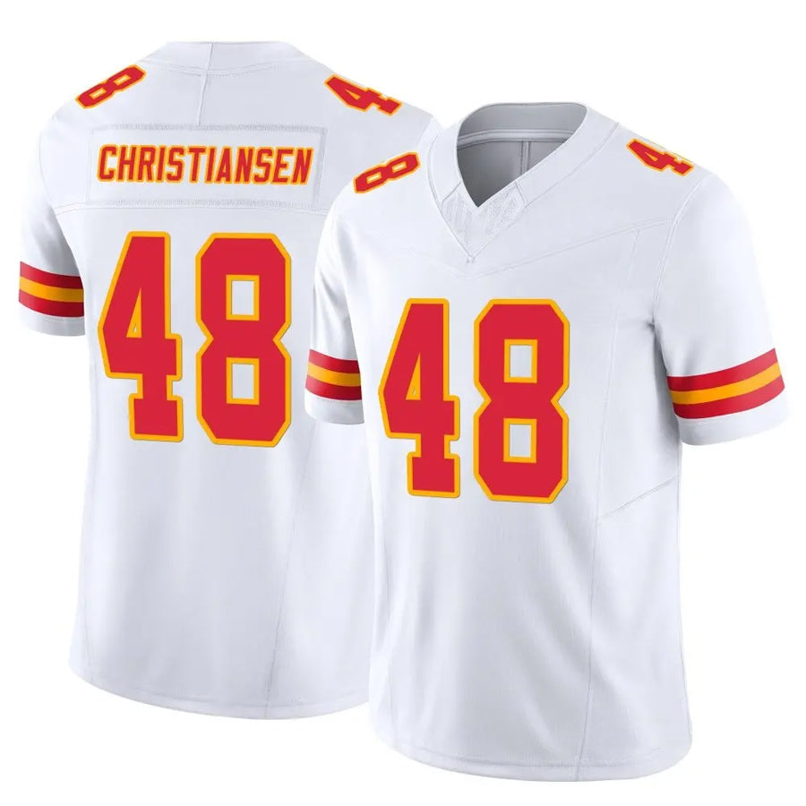 KC.Chiefs #48 Cole Christiansen Player Red Vapor F.U.S.E. Limited Stitched Football Jerseys