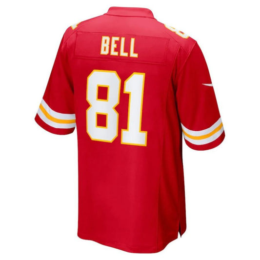 KC.Chiefs #81 Blake Bell Player Red Home Game Stitched Football Jerseys