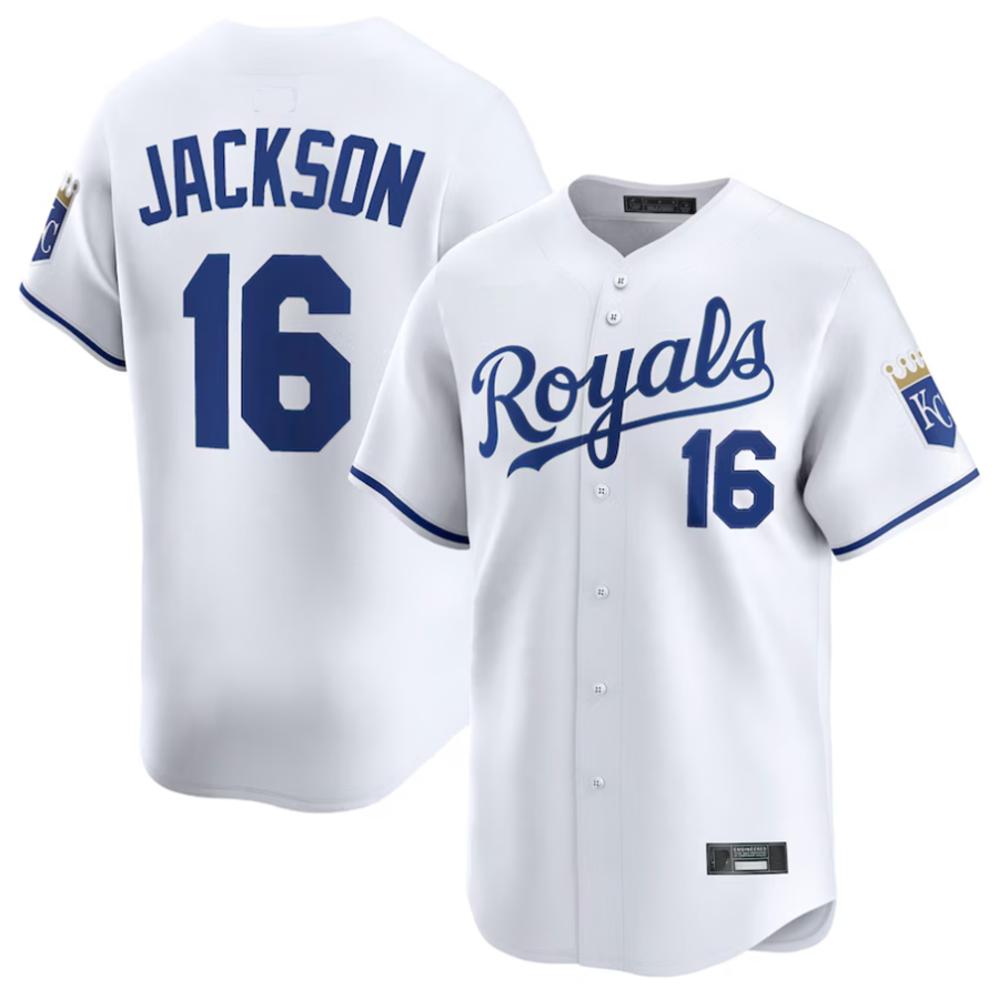 KC.Royals #16 Bo Jackson Player Royal Cooperstown Collection Replica Baseball Jerseys