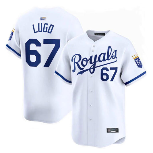 KC.Royals #67 Seth Lugo Player White Home Limited Baseball Jerseys