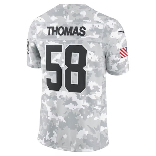 KC.Chiefs #58 Derrick Thomas Arctic Camo 2024 Salute to Service Limited Jersey Stitched American Football Jerseys
