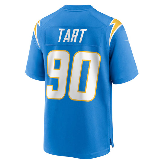 LA.Chargers #90 Teair Tart Player Powder Blue Home Game Football Jerseys