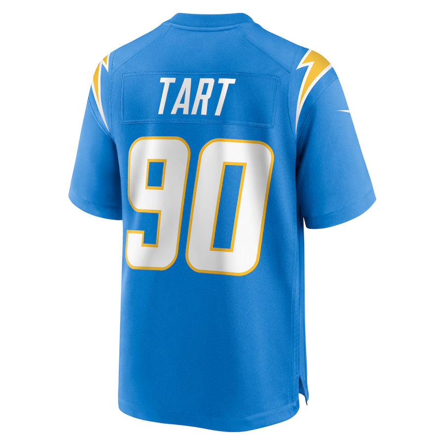 LA.Chargers #90 Teair Tart Player Powder Blue Home Game Football Jerseys