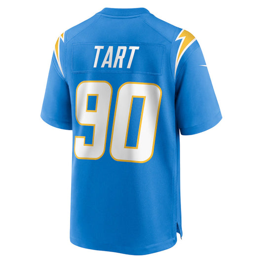 LA.Chargers #90 Teair Tart Player Powder Blue Home Game Football Jerseys