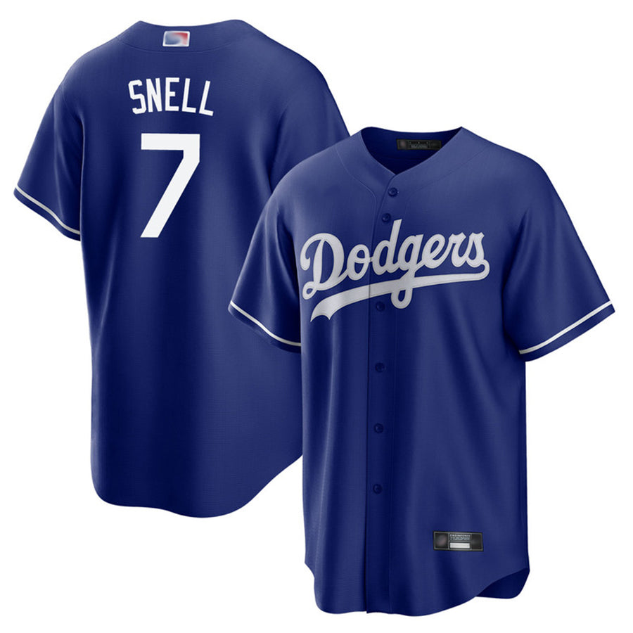 LA.Dodgers #7 Blake Snell Player Royal Home Limited Baseball Jerseys