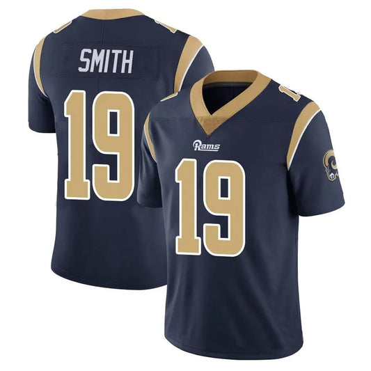 LA.Rams #19 Xavier Smith Player Navy Vapor Limited Football Jerseys