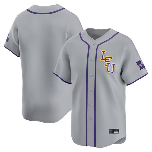 LSU Tigers Blank Player Gray Limited Road Wordmark College Jerseys