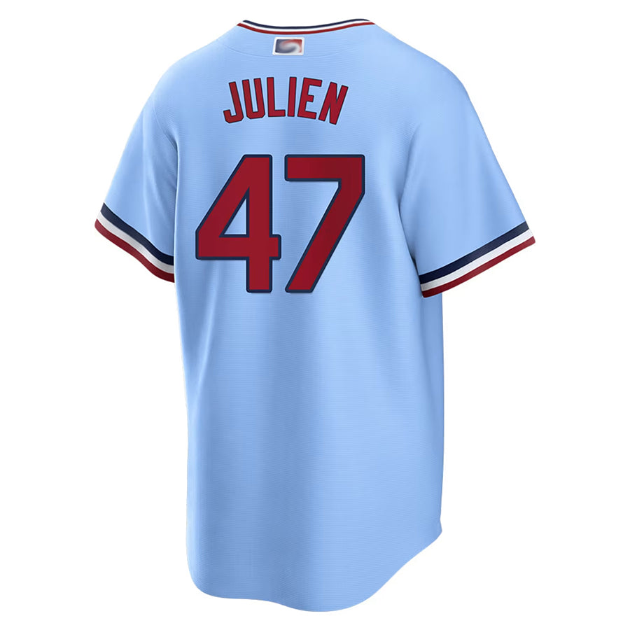 M.Twins #47 Edouard Julien Player Light Blue Home Replica Baseball Jerseys