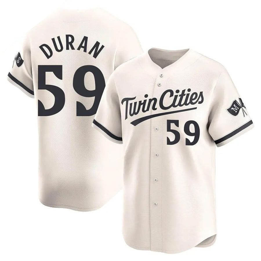 M.Twins #59 Jhoan Duran Player Light Blue Home Replica Baseball Jerseys