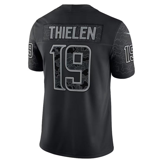 MN.Vikings #19 Adam Thielen Player Black RFLCTV Limited Football Jerseys