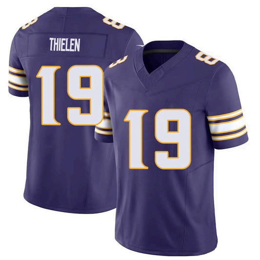 MN.Vikings #19 Adam Thielen Player Purple Classic Vapor F.U.S.E. Limited Football Jerseys