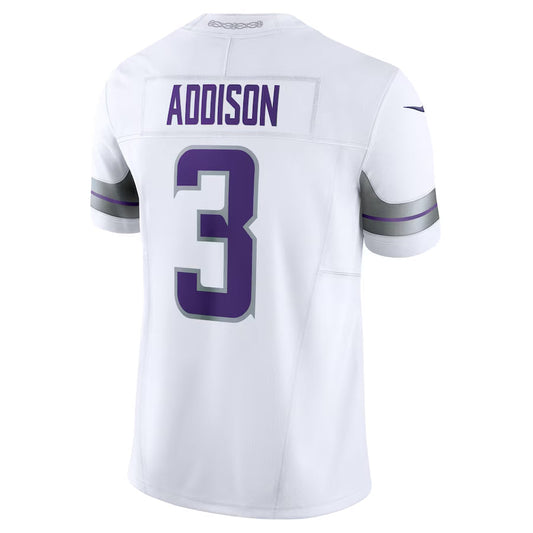 MN.Vikings #3 Jordan Addison Player Alternate Vapor F.U.S.E. Limited Football Jerseys
