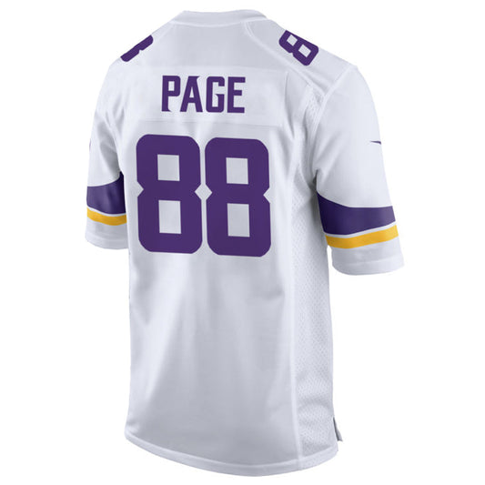 MN.Vikings #88 Alan Page Player White Home Game Football Jerseys