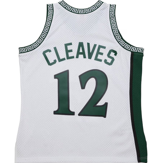 M.State Spartans  #12 Mateen Cleaves Player 125th Basketball Anniversary 1999 Throwback Fashion Jersey ��C White Stitched American College Jerseys
