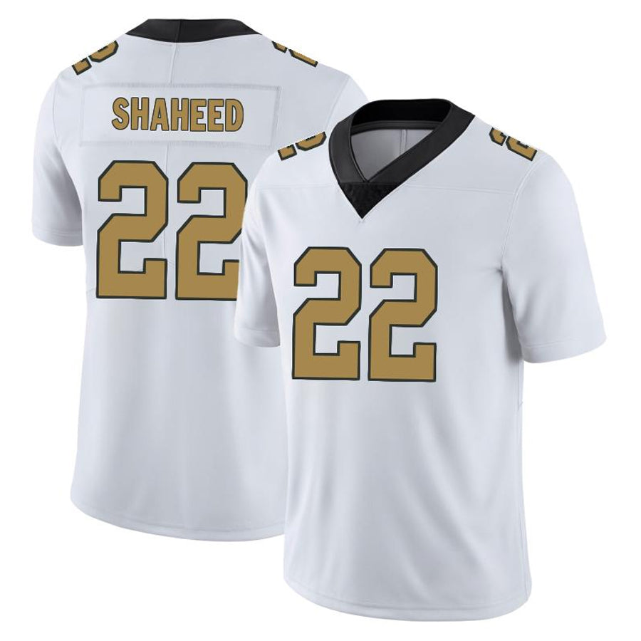 NO.Saints #22 Rashid Shaheed Player Limited White Game Football Jerseys