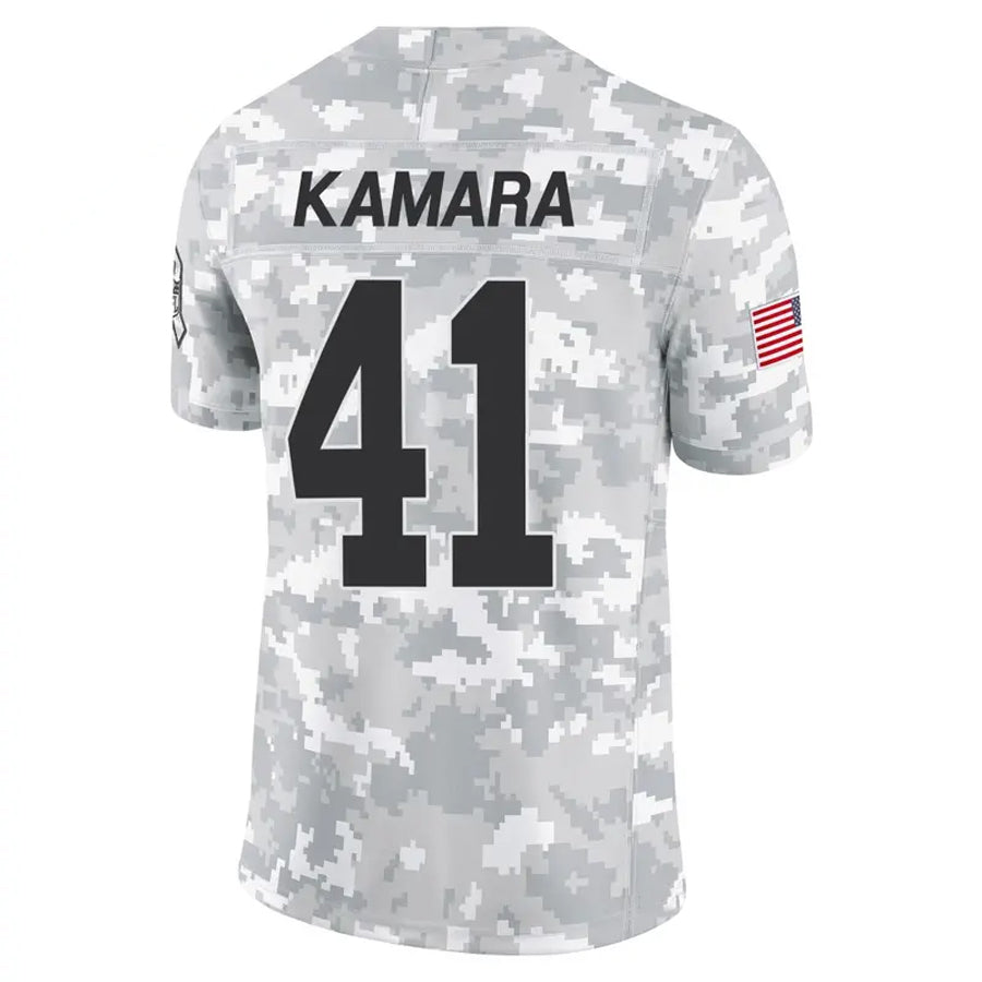 NO.Saints #41 Alvin Kamara Player Arctic Camo Salute to Service Limited Football Jerseys