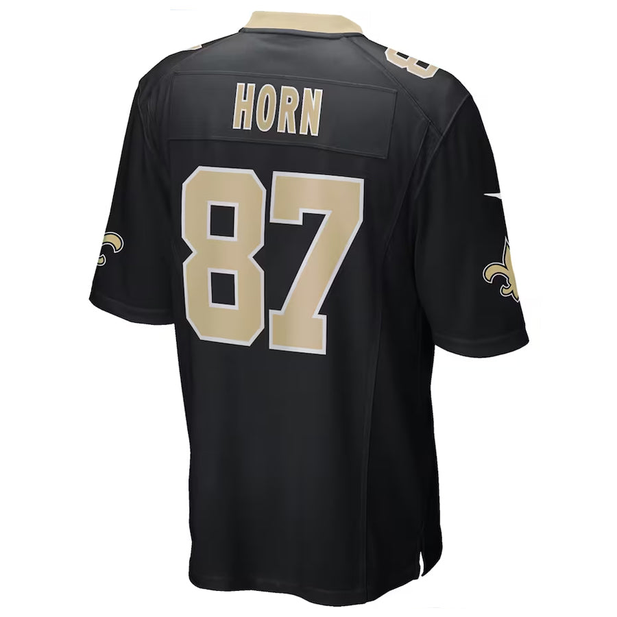 NO.Saints #87 Joe Horn Player Black Home Game Football Jerseys