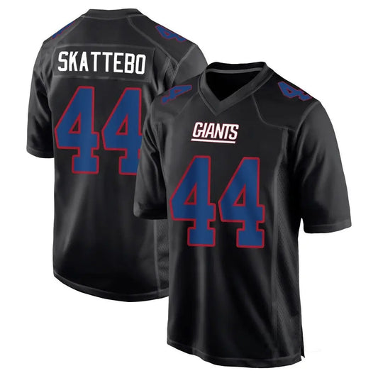 NY.Giants #44 Cam Skattebo Player Black Fashion Game Football Jerseys