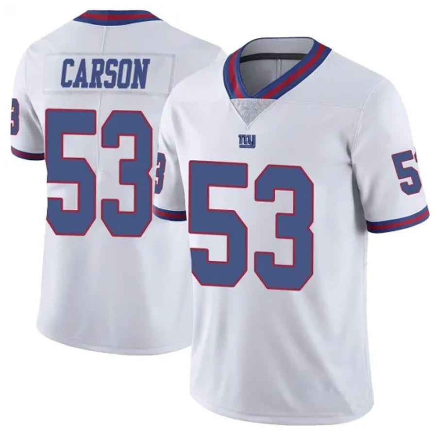 NY.Giants #53 Harry Carson Player White Vapor Limited Football Jerseys