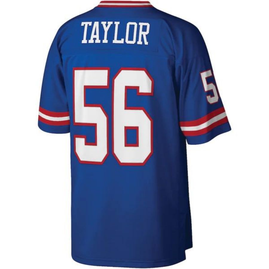 NY.Giants #56 Lawrence Taylor Player Mitchell & Ness Royal Legacy Replica Football Jerseys