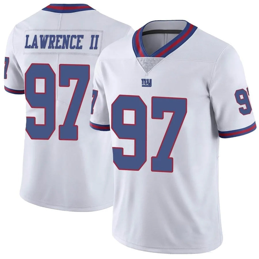 NY.Giants #97 Dexter Lawrence II Player Vapor White Limited Football Jerseys