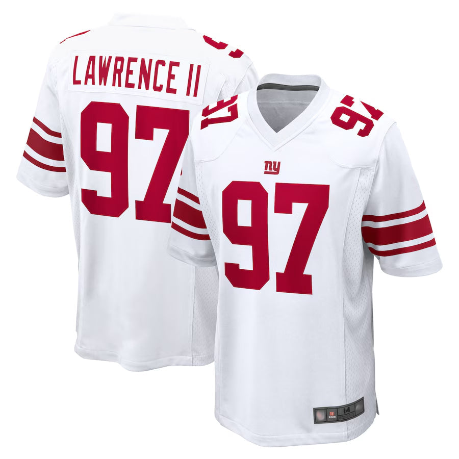 NY.Giants #97 Dexter Lawrence II Player White Game Football Jerseys