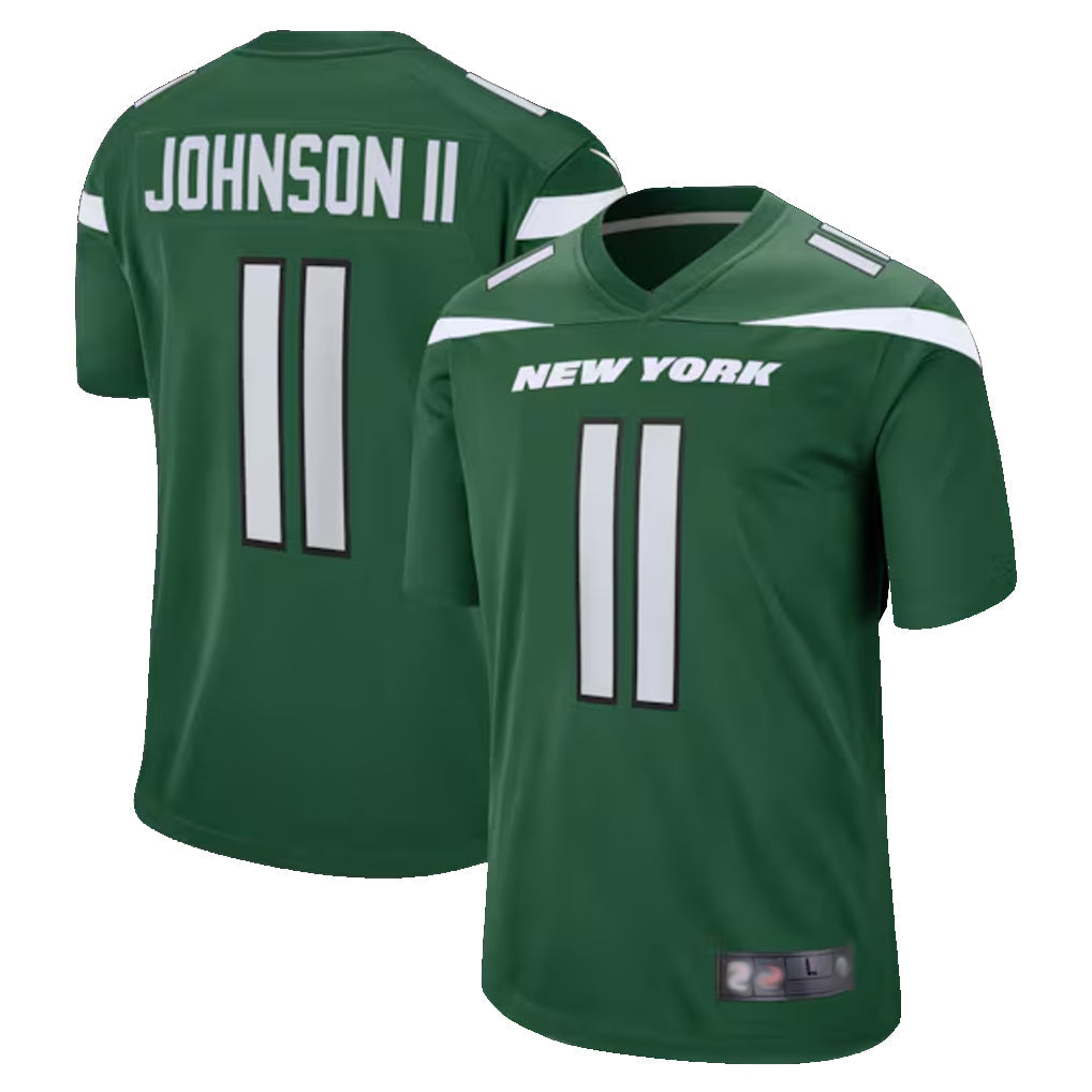 NY.Jets #11 Jermaine Johnson II Player Green Game Football Jerseys