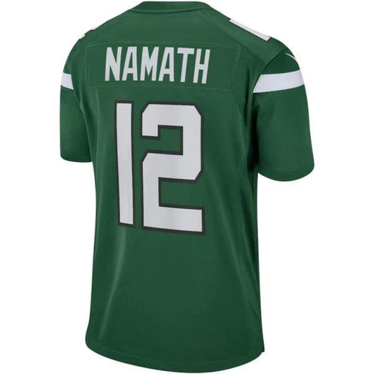 #12 Joe Namath Player NY.Jets Gotham Green Game Football Jerseys