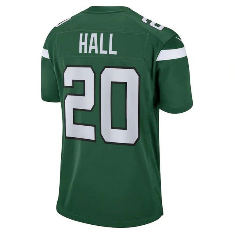 NY.Jets #20 Breece Hall Player Gotham Green Game Football Jerseys