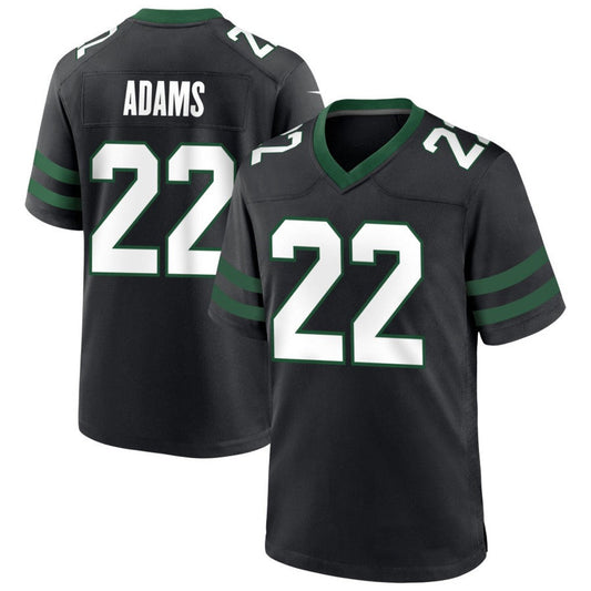 NY.Jets #22 Tony Adams Player Black Home Game Football Jerseys