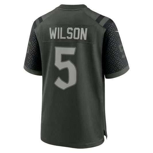 NY.Jets #5 Garrett Wilson Player Gotham Green Rivalries Collection Game Football Jerseys