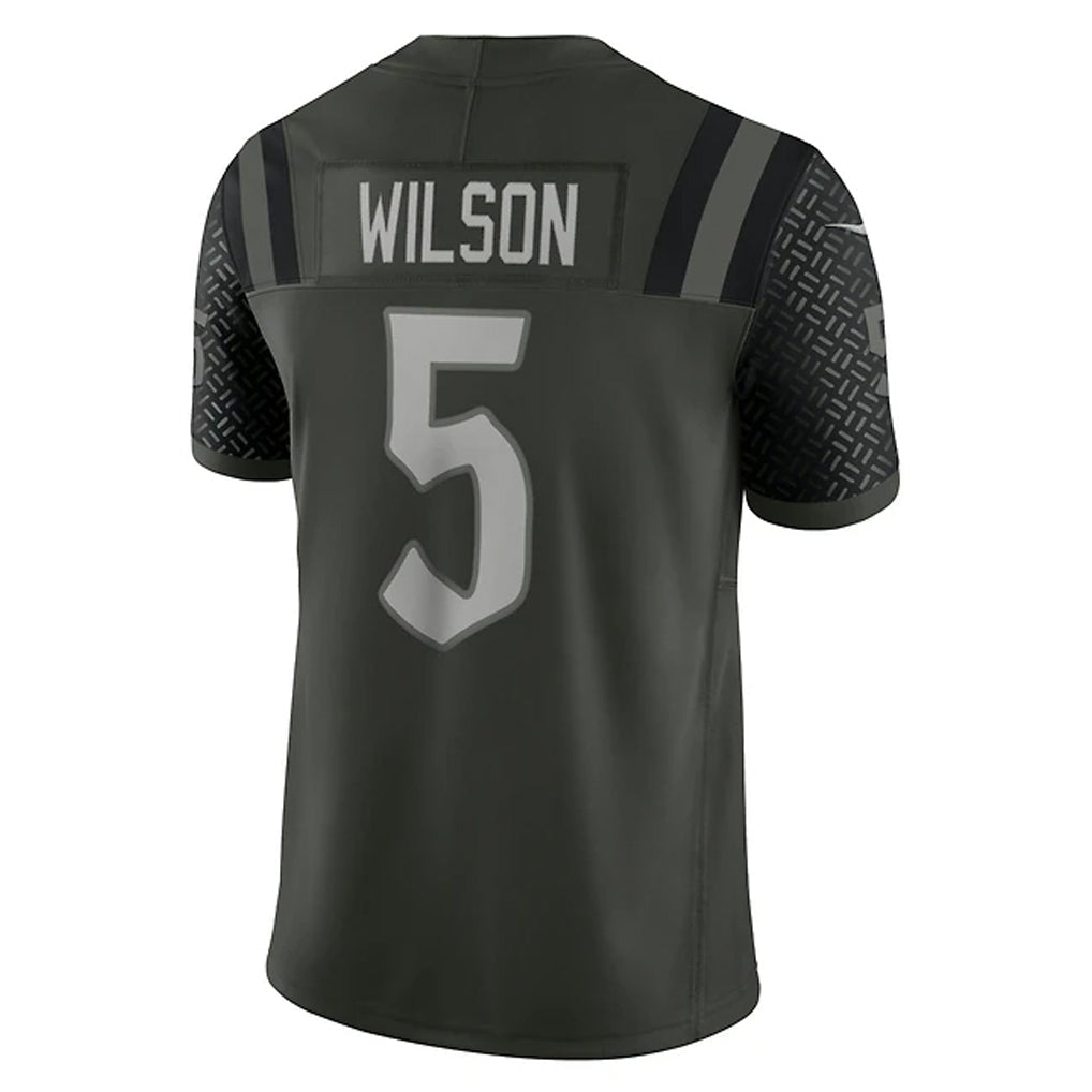 NY.Jets #5 Garrett Wilson Player Gotham Green Vapor F.U.S.E. Limited Football Jerseys