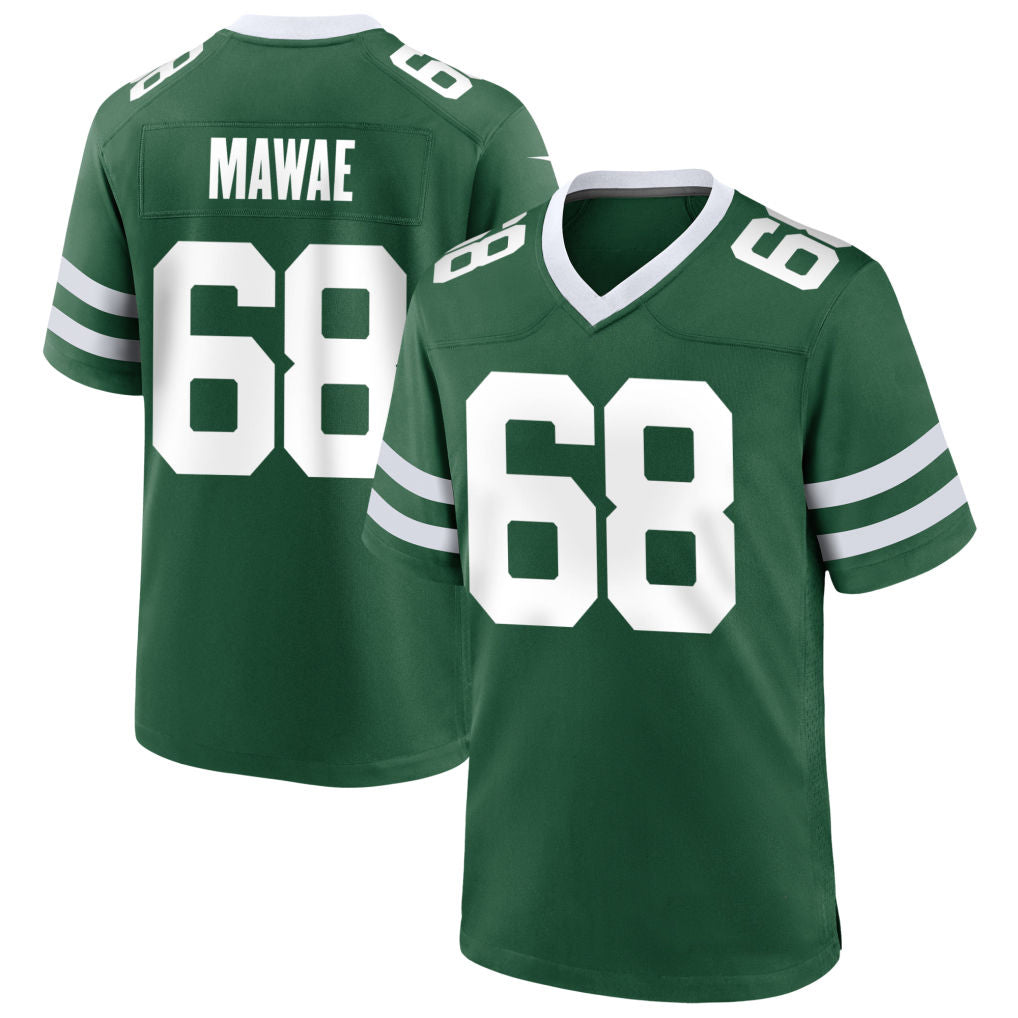 NY.Jets #68 Kevin Mawae Player Green Home Game Football Jerseys
